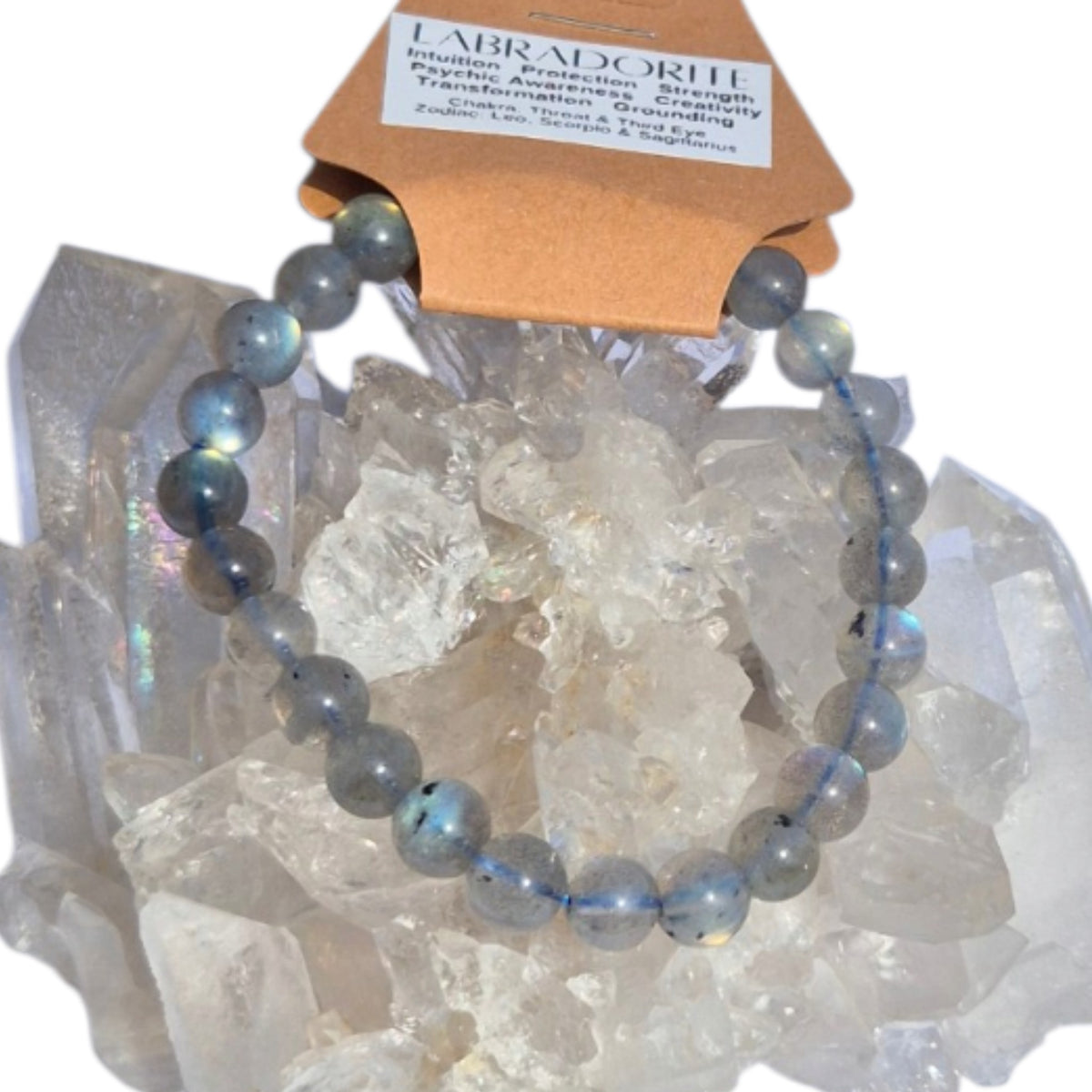 Crystals - Labradorite Bracelet (Round Bead)