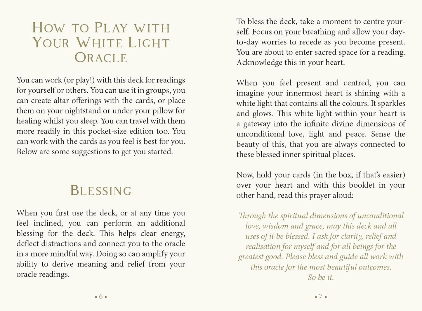 White Light Oracle (Luminosity Pocket Edition)