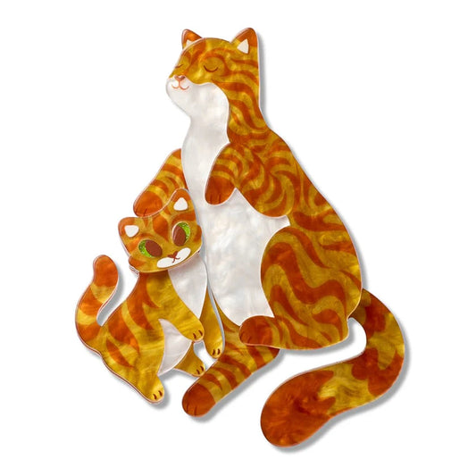Erstwilder - Purrfect Harmony Brooch Pair