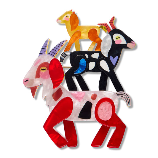 Erstwilder - Goat Goals Brooch