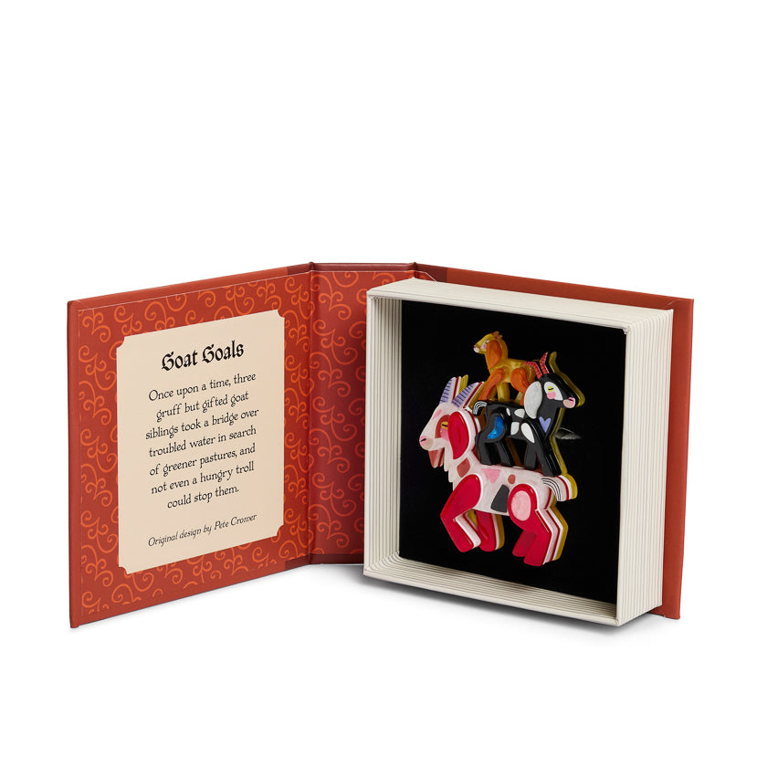 Erstwilder - Goat Goals Brooch