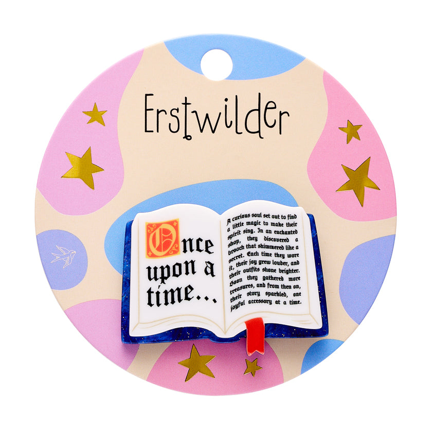 Erstwilder - Open Book Simplified Mini Brooch