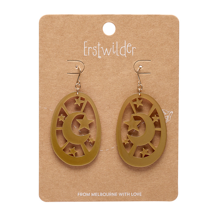 Erstwilder - Moonlight Drop Earrings - Gold