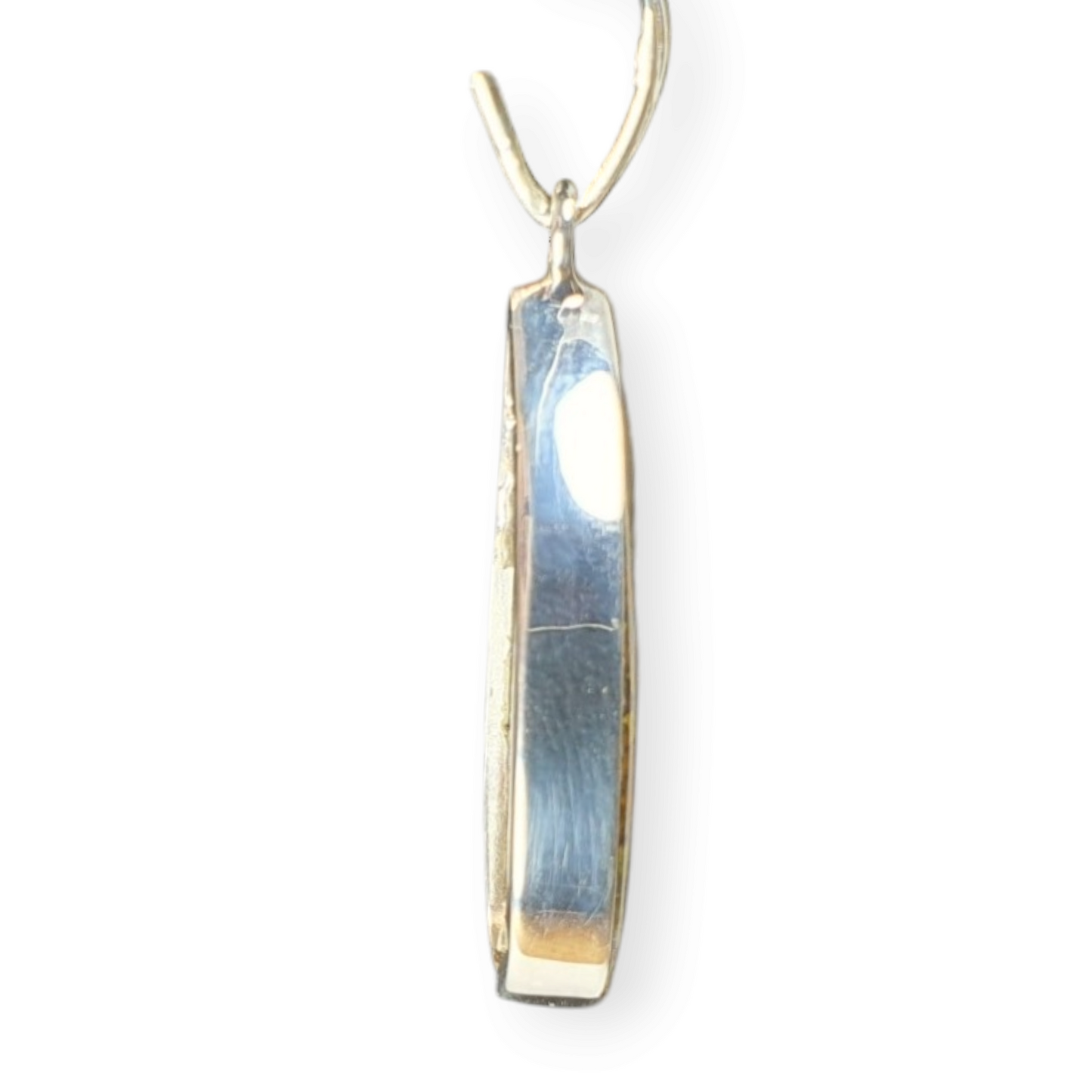 Crystals - Rhyolite (Rainforest Jasper) Cabochon Pendant - Sterling Silver