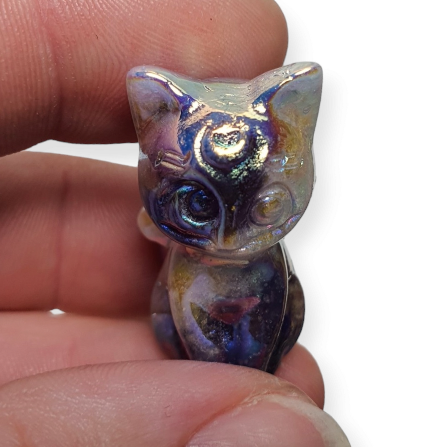 Crystals - Luna Moon Cat Mini Carvings