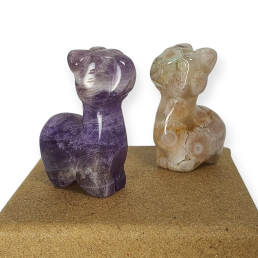 Crystals - Llama/Alpaca Carvings