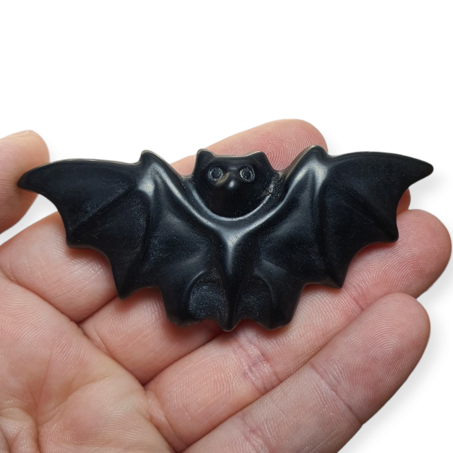 Crystals - Obsidian (Black) Bat Carvings