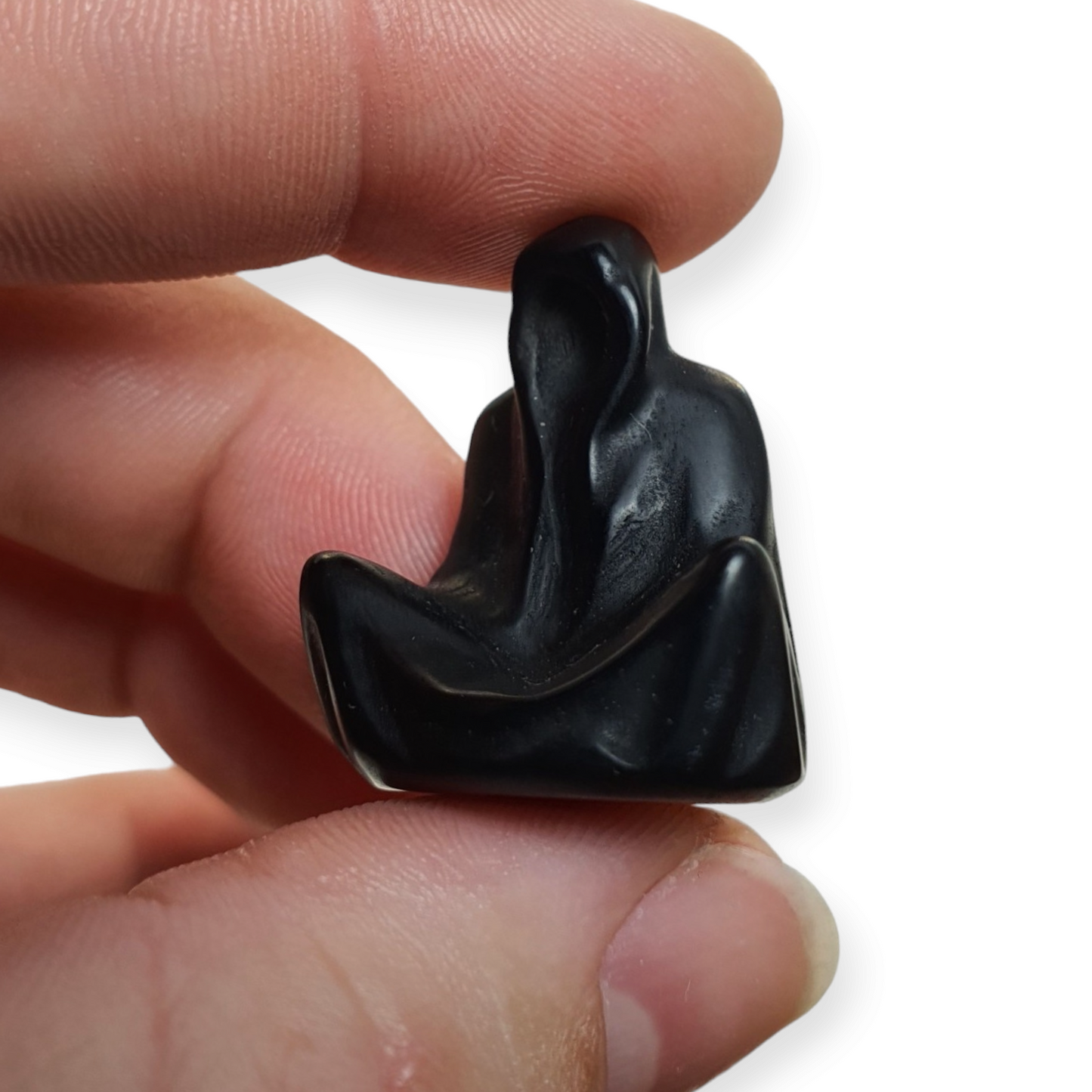 Crystals - Obsidian (Black) Grim Reaper/Death Mini Carvings