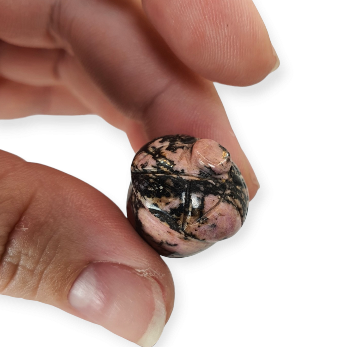 Crystals - Rhodonite Mini Acorn Carvings