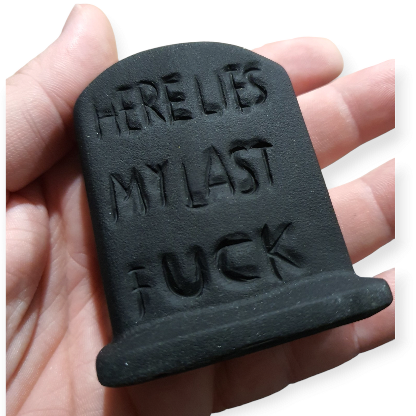 Crystals - Obsidian (Black) Tombstone Carvings