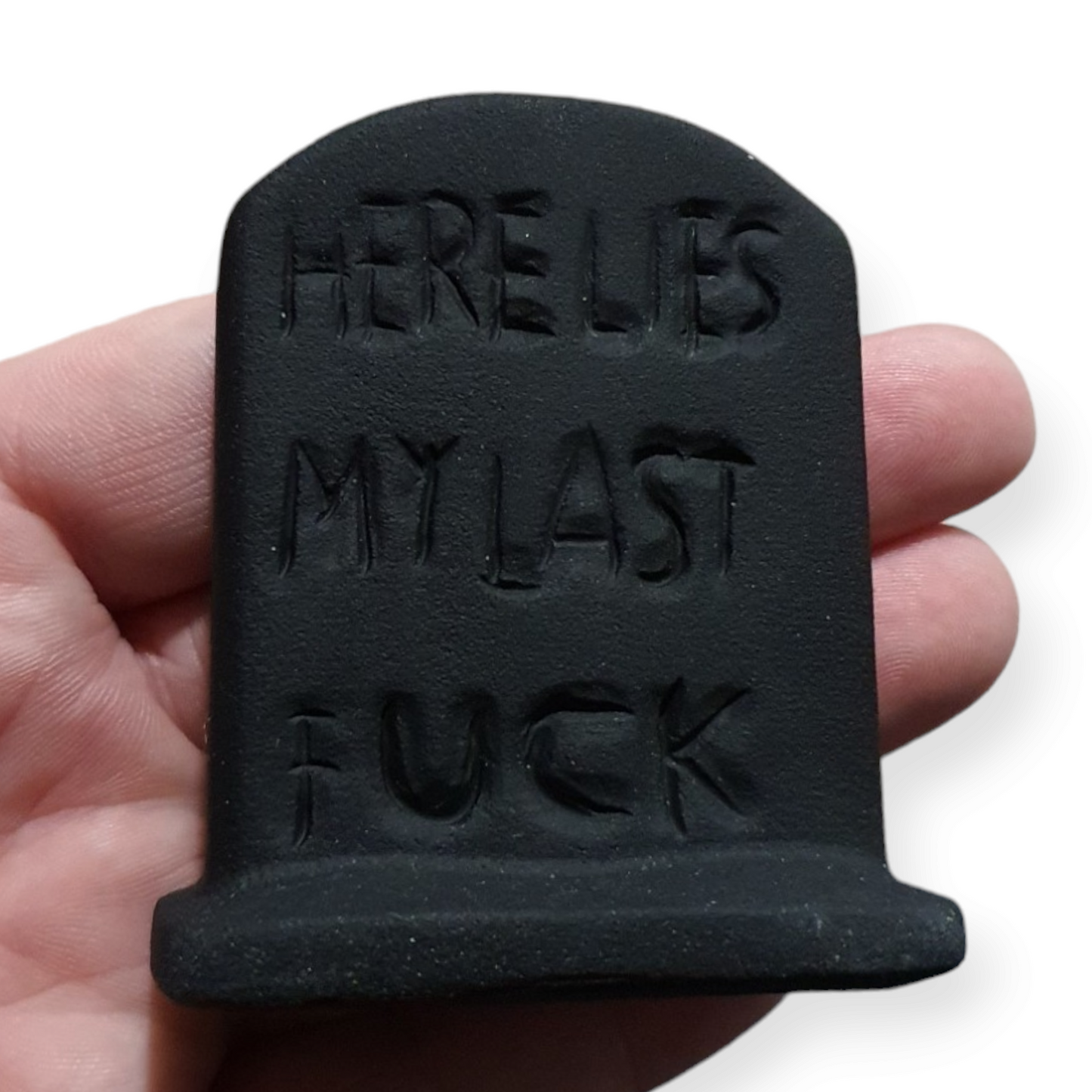 Crystals - Obsidian (Black) Tombstone Carvings