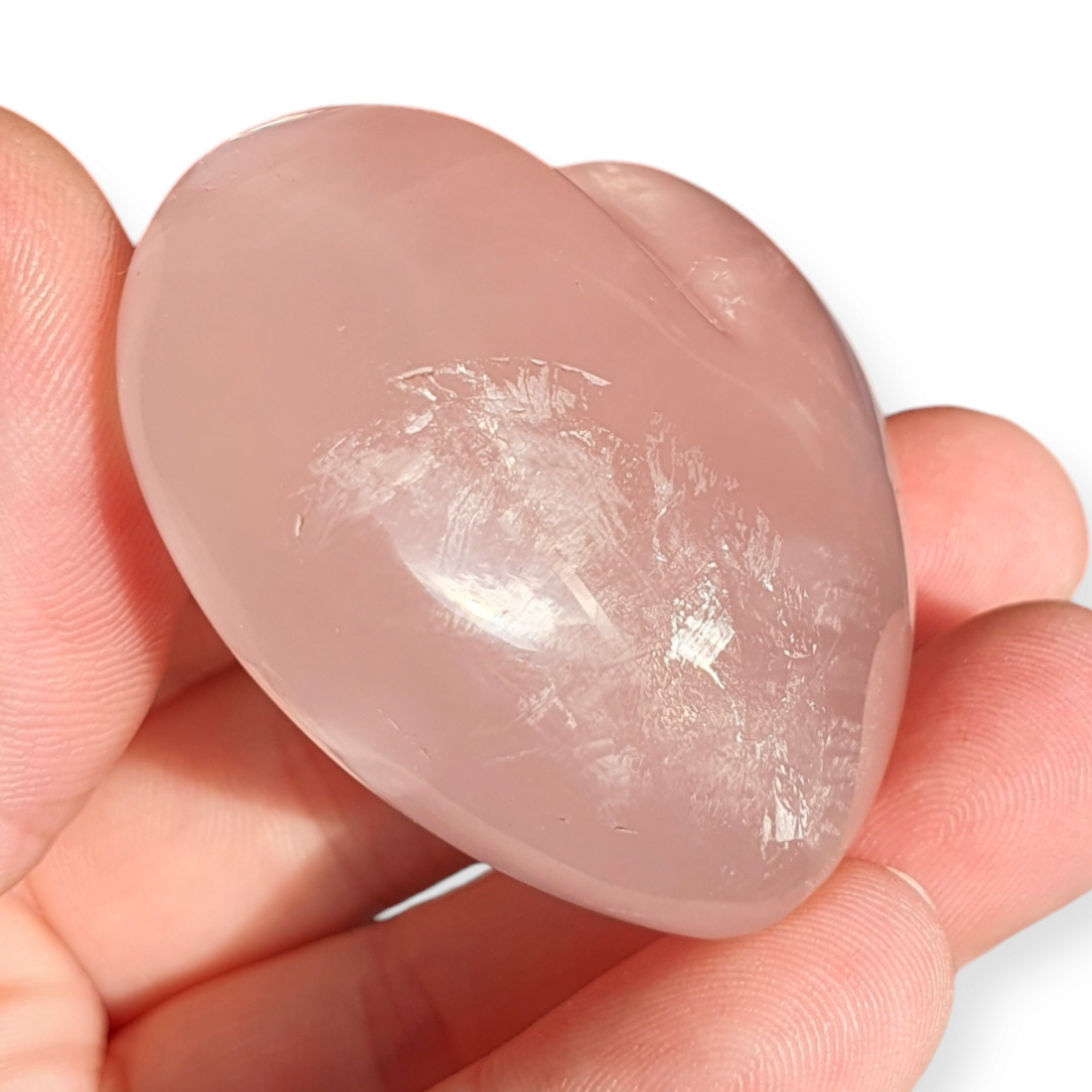 Crystals - Quartz (Rose) Polished Heart - C