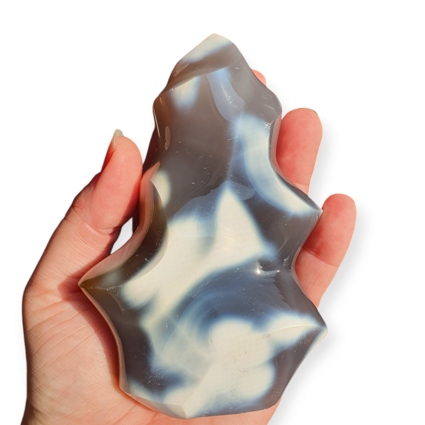 Crystals - Agate (Orca) Polished Flame