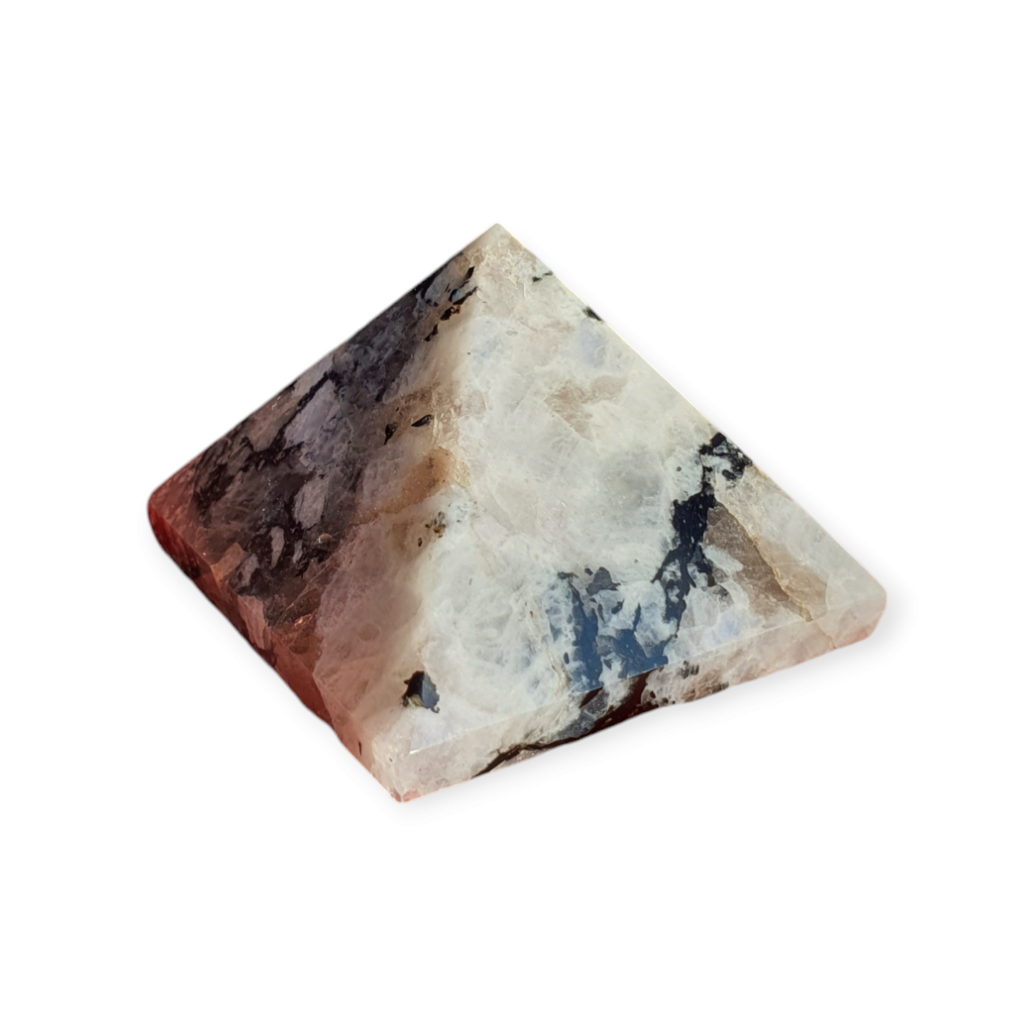 Crystals - Rainbow Moonstone Polished Pyramid