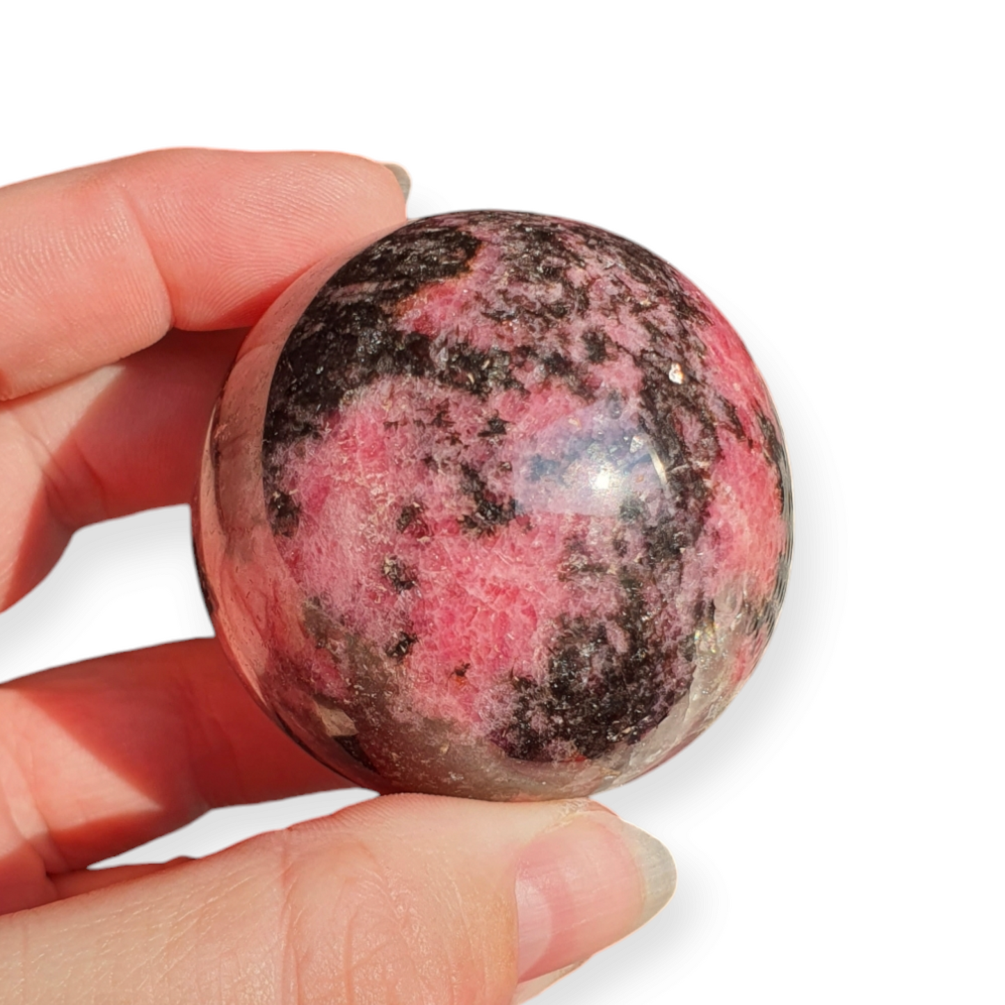 Crystals - Rhodonite Sphere