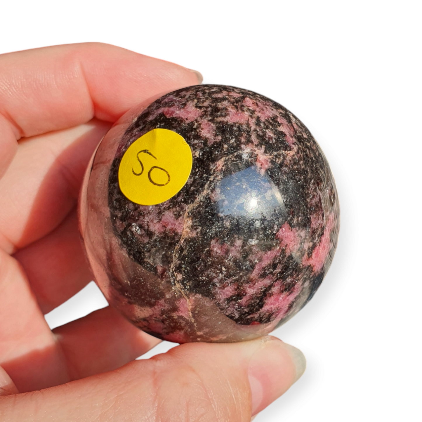 Crystals - Rhodonite Sphere