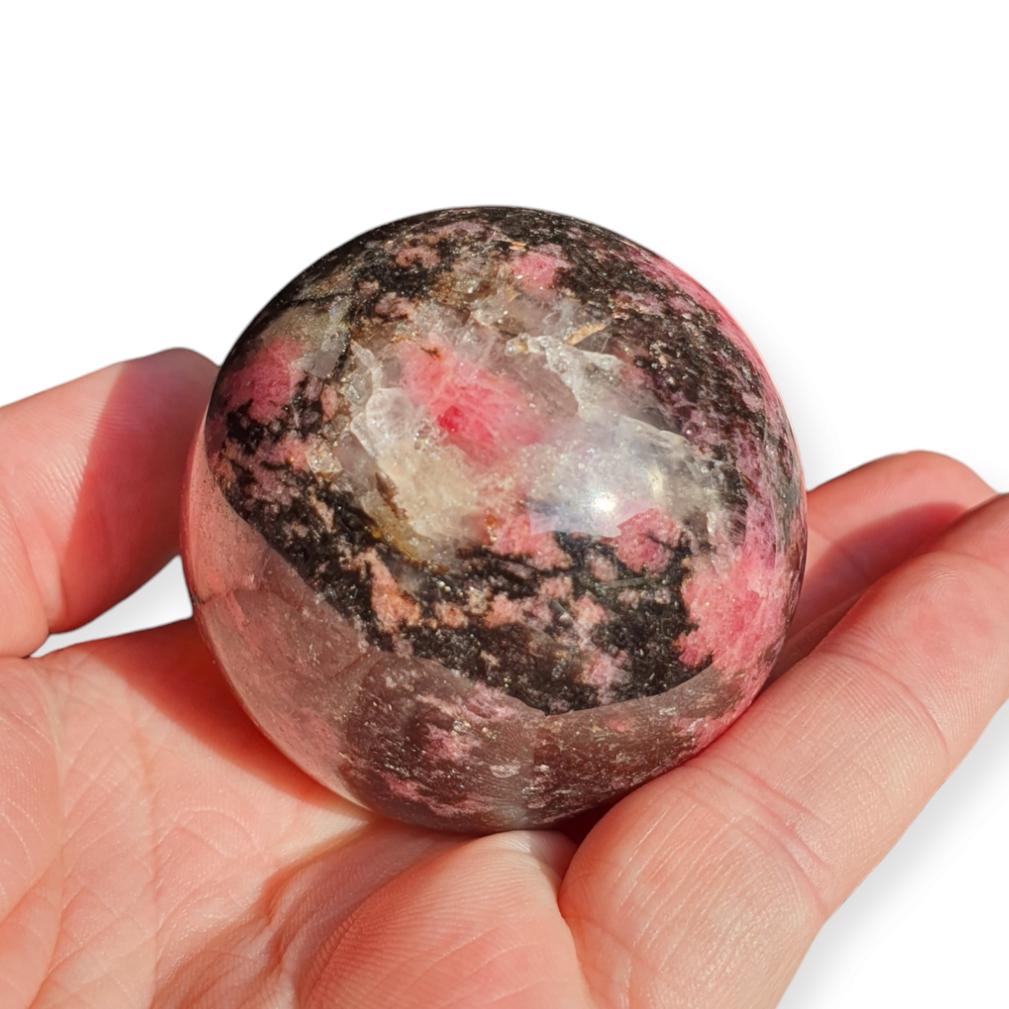 Crystals - Rhodonite Sphere