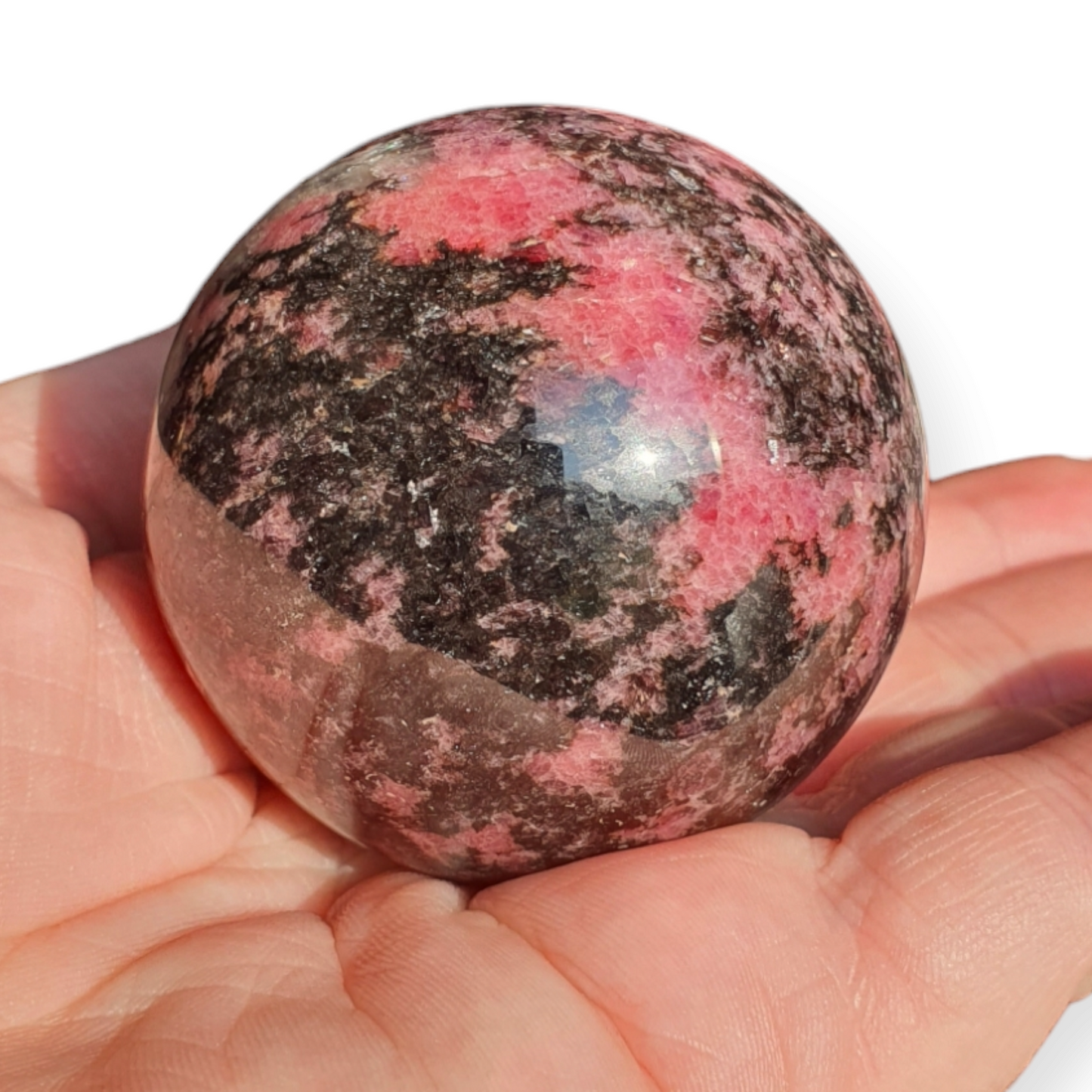 Crystals - Rhodonite Sphere