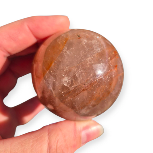 Crystals - Fire Quartz Sphere