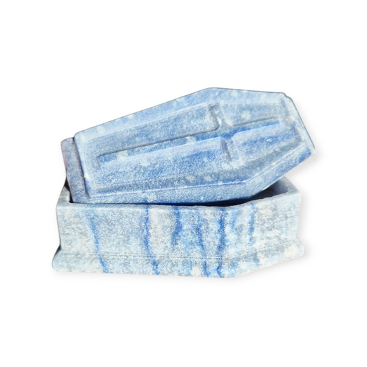 Crystals - Aventurine (Blue) Coffin