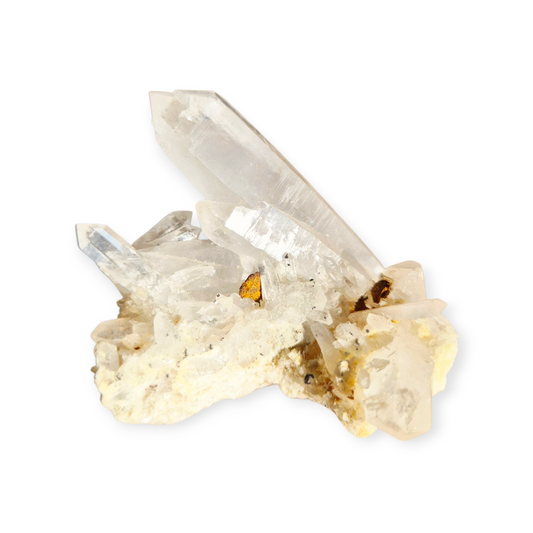 Crystals - Clear Quartz Cluster with Inclusions