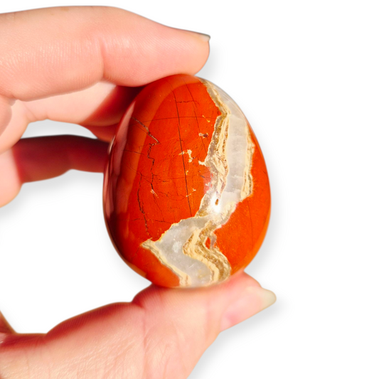 Crystals - Jasper (Red) Polished Egg