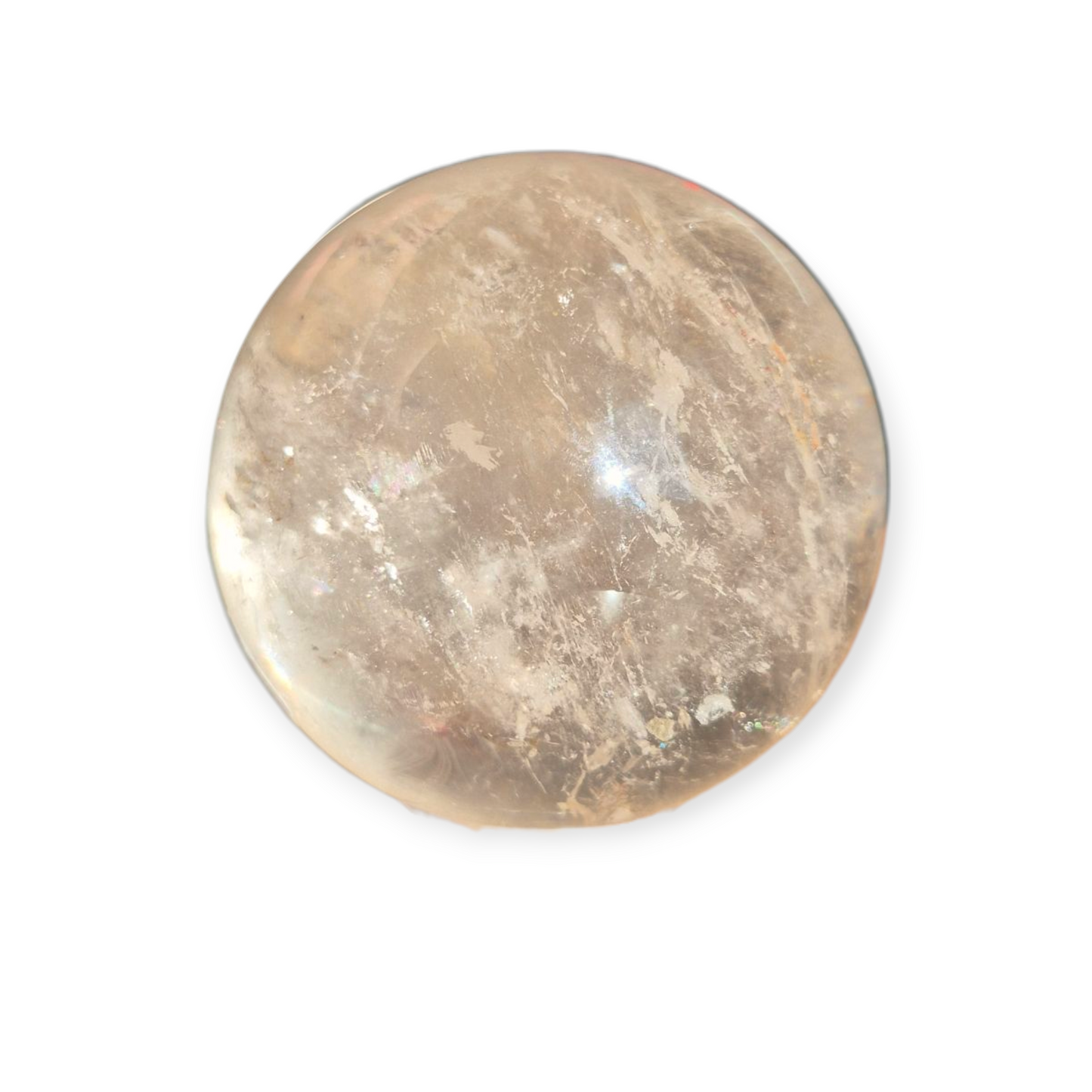 Crystals - Clear Quartz Sphere (High Grade with Hematoid Inclusion)