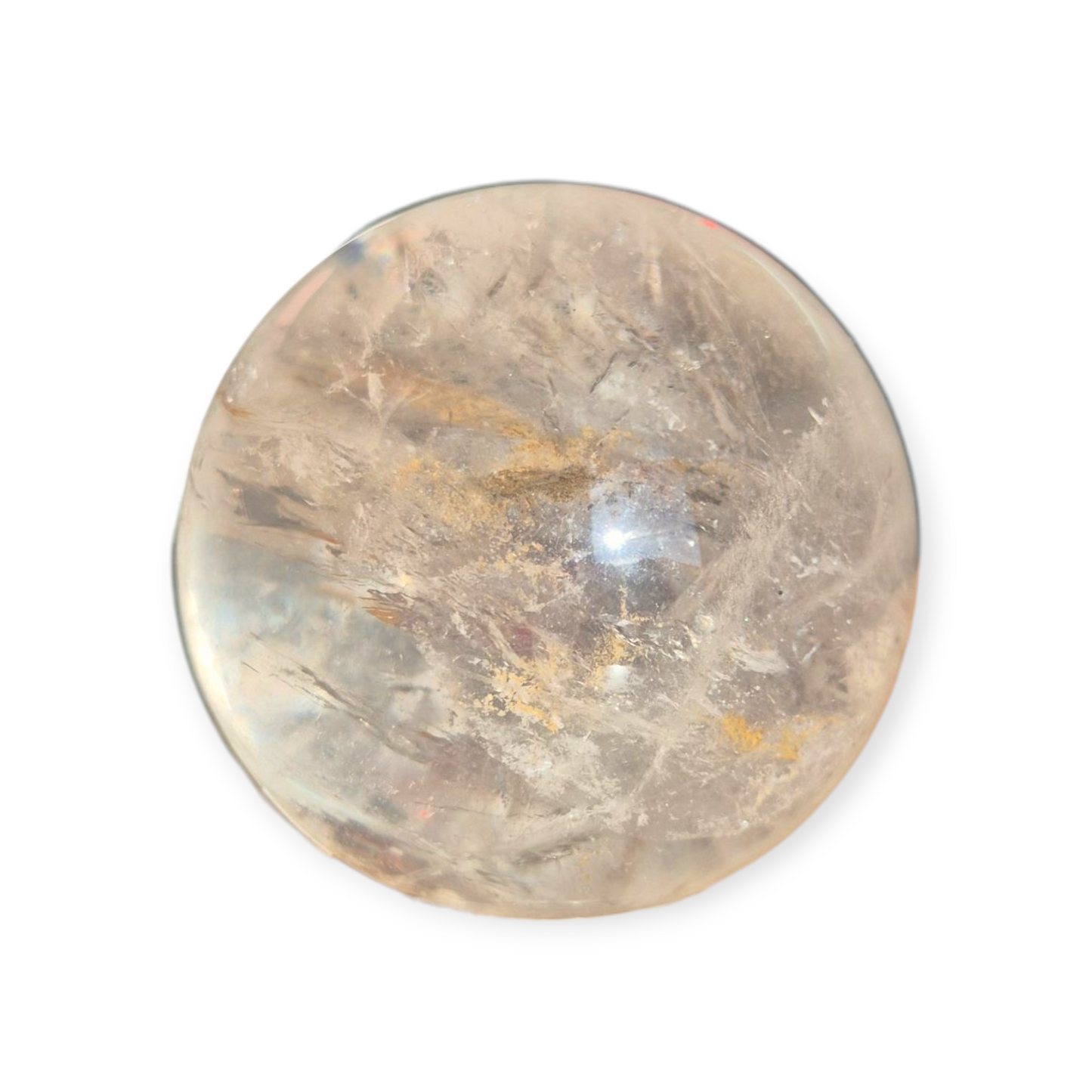 Crystals - Clear Quartz Sphere (High Grade with Hematoid Inclusion)