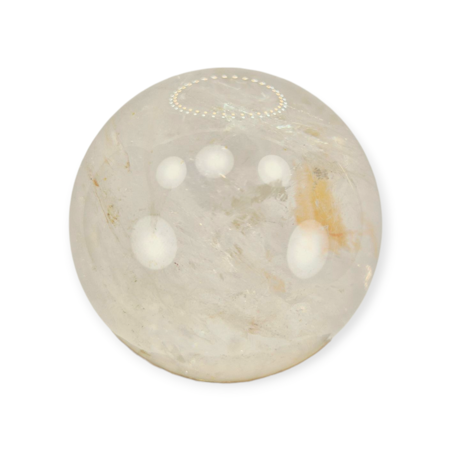 Crystals - Clear Quartz Sphere (High Grade with Hematoid Inclusion)