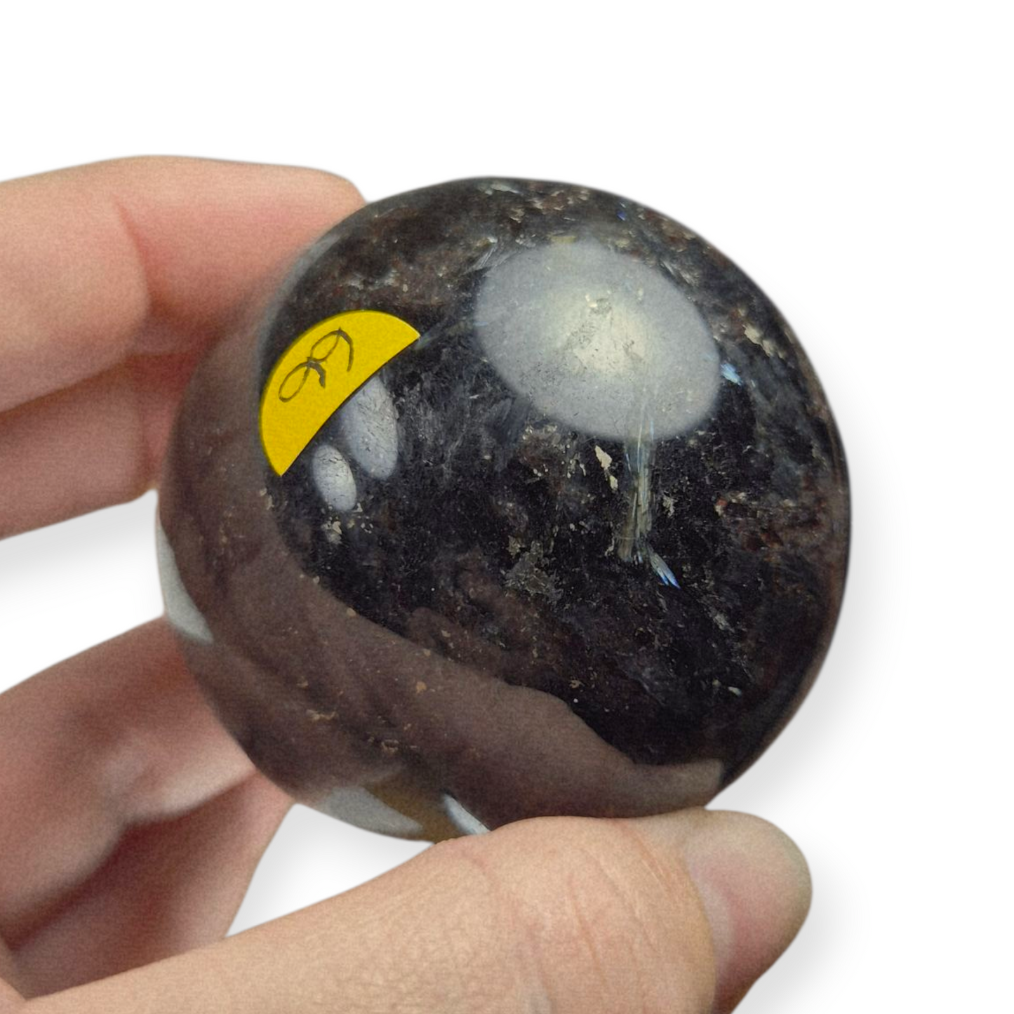 Crystals - Garnet in Arfvedsonite Sphere