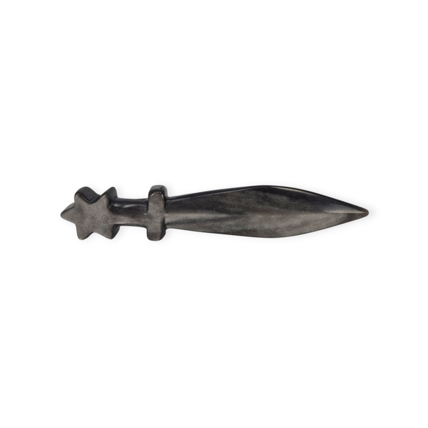 Crystals - Silver Sheen Obsidian Dagger Carving