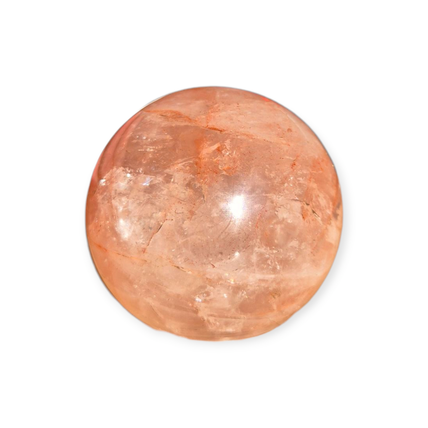 Crystals - Fire Quartz Sphere