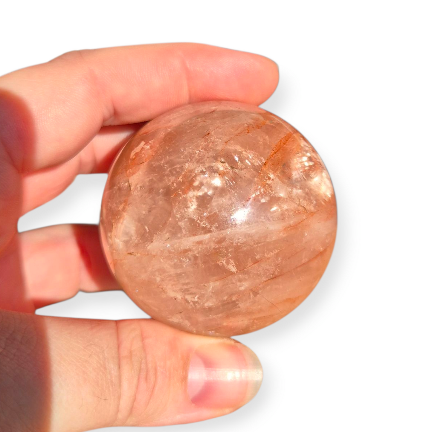 Crystals - Fire Quartz Sphere