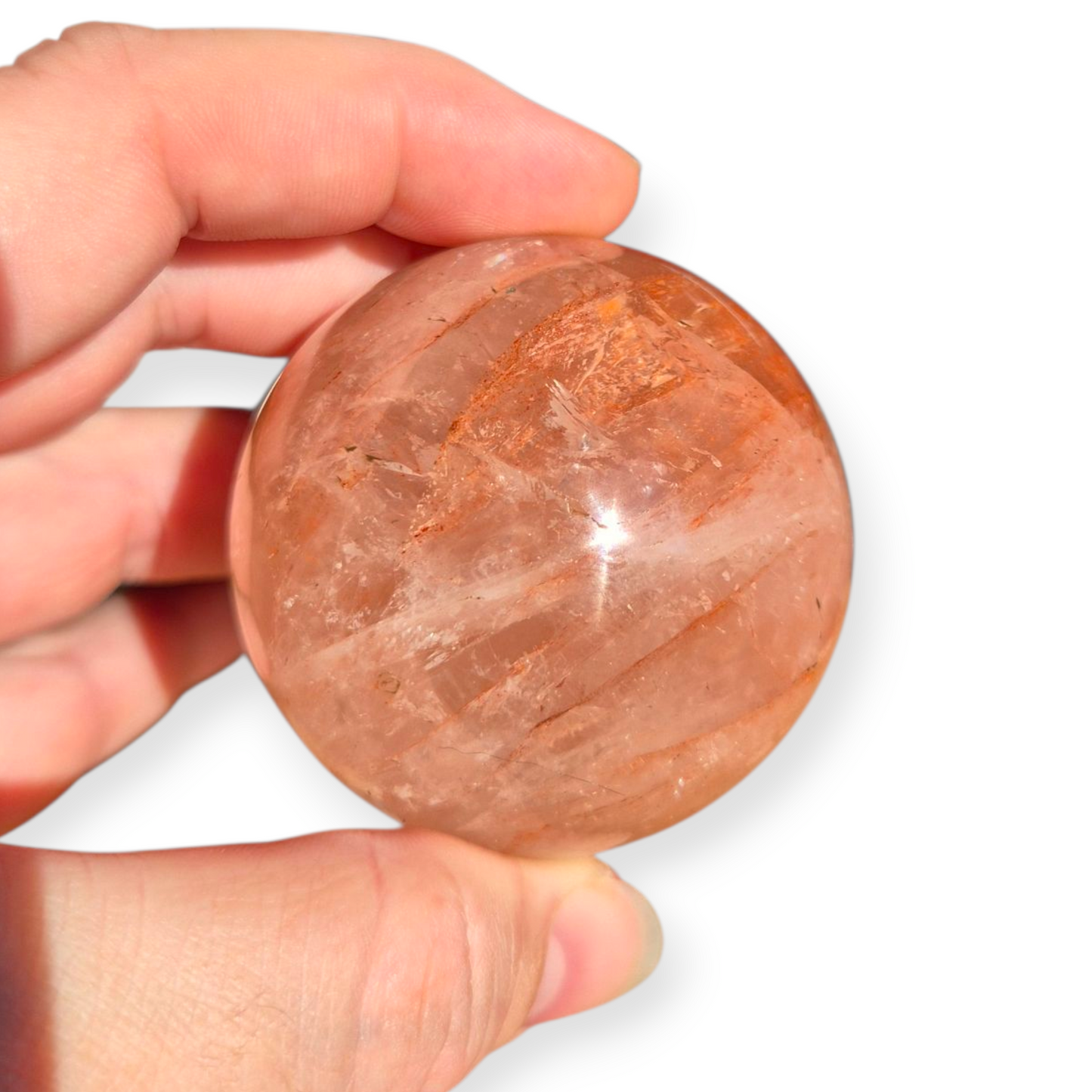 Crystals - Fire Quartz Sphere