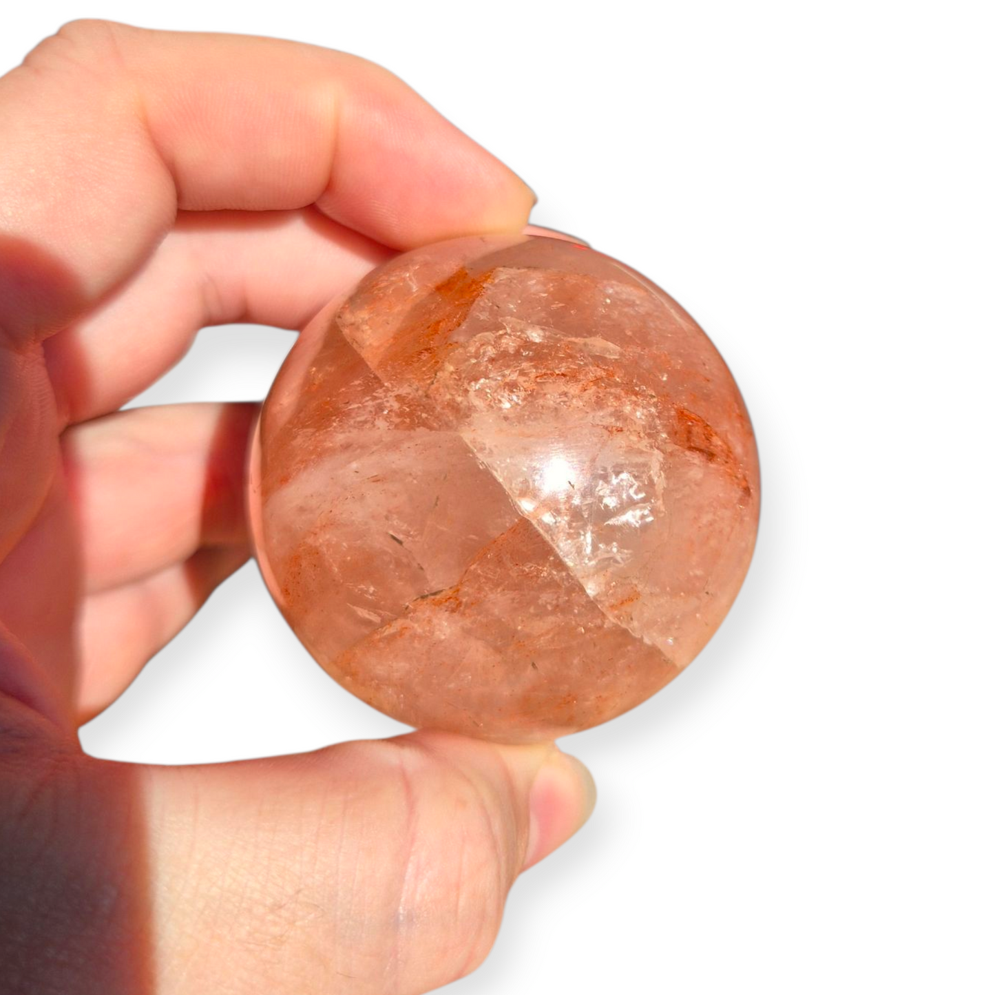 Crystals - Fire Quartz Sphere