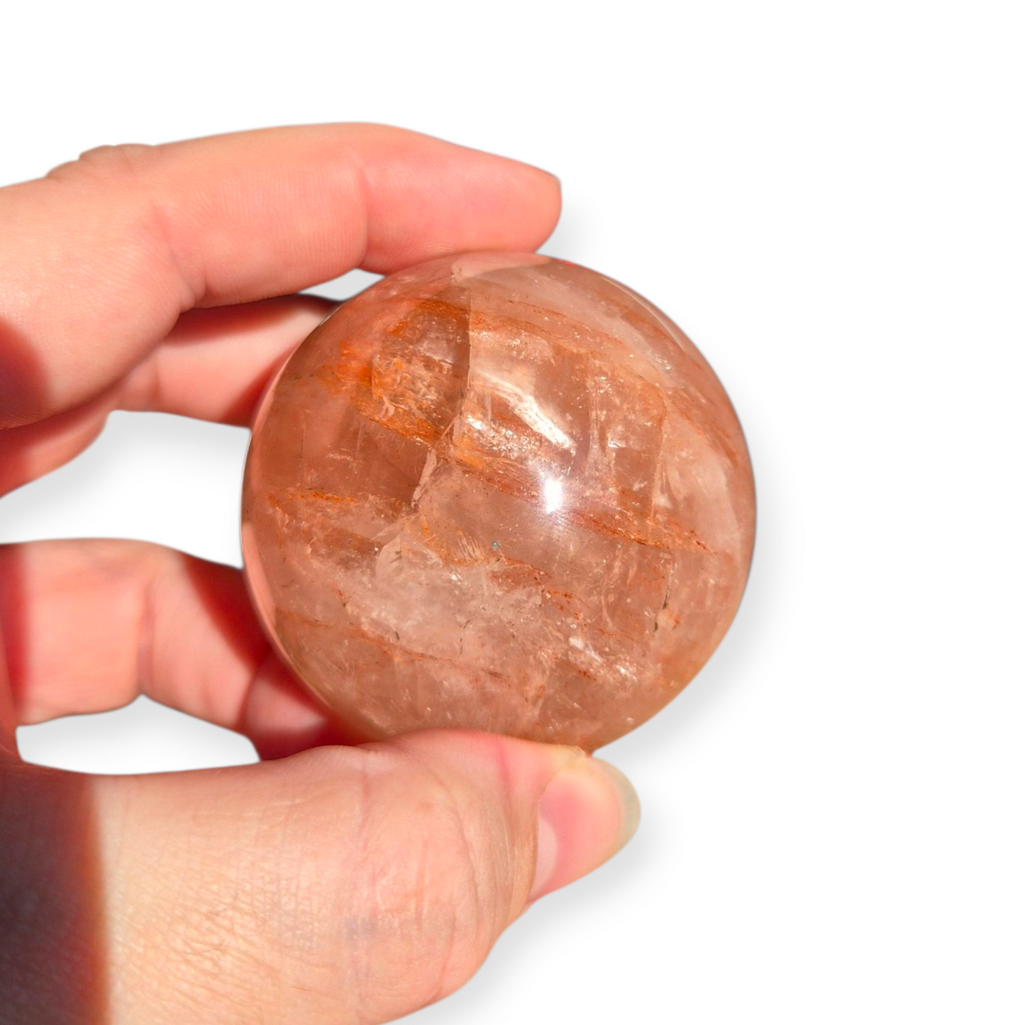 Crystals - Fire Quartz Sphere