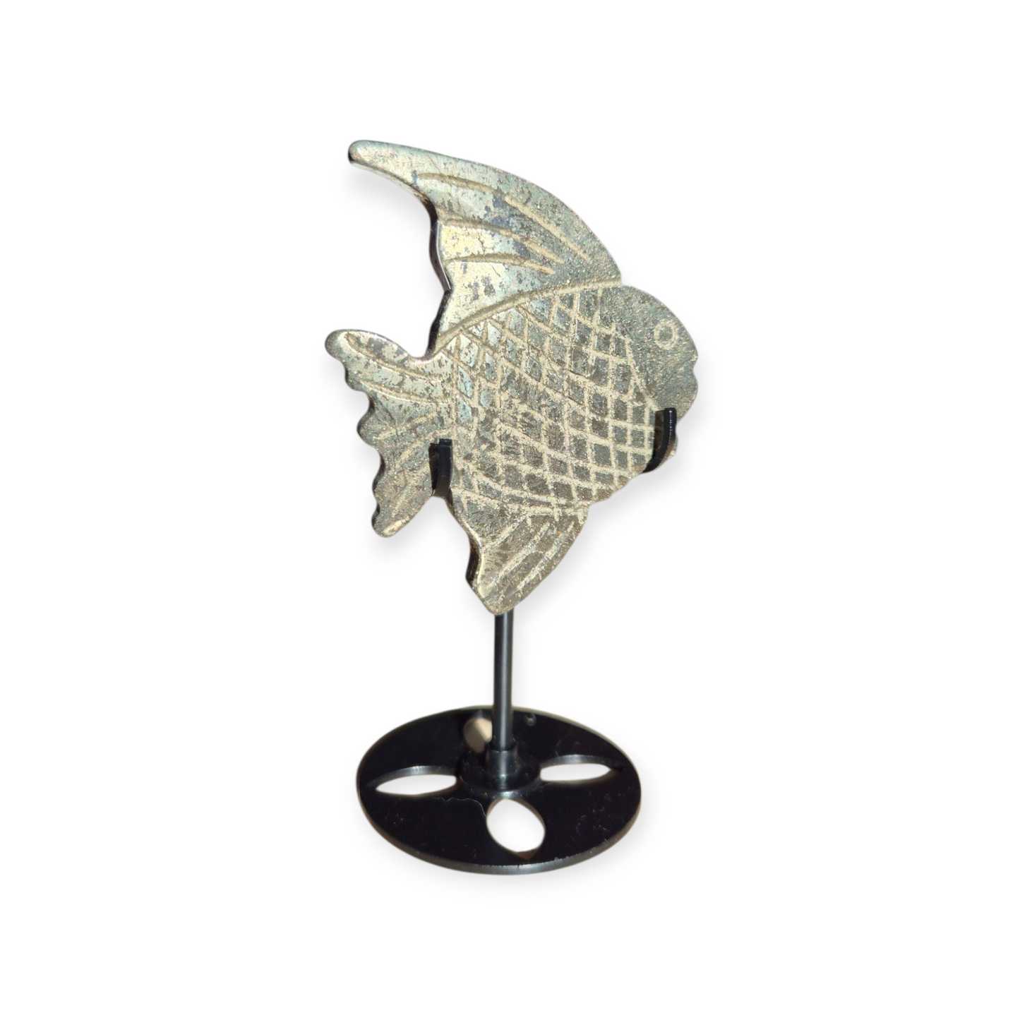 Crystals - Pyrite Fish Carving