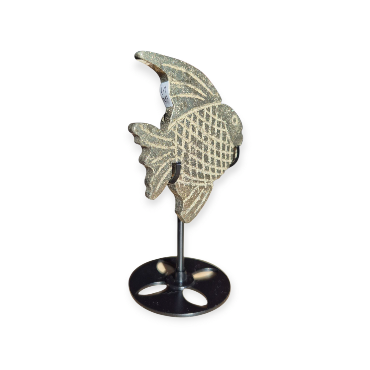 Crystals - Pyrite Fish Carving