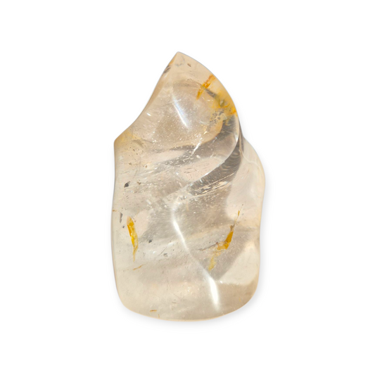 Crystals - Golden Healer Quartz Polished Flame
