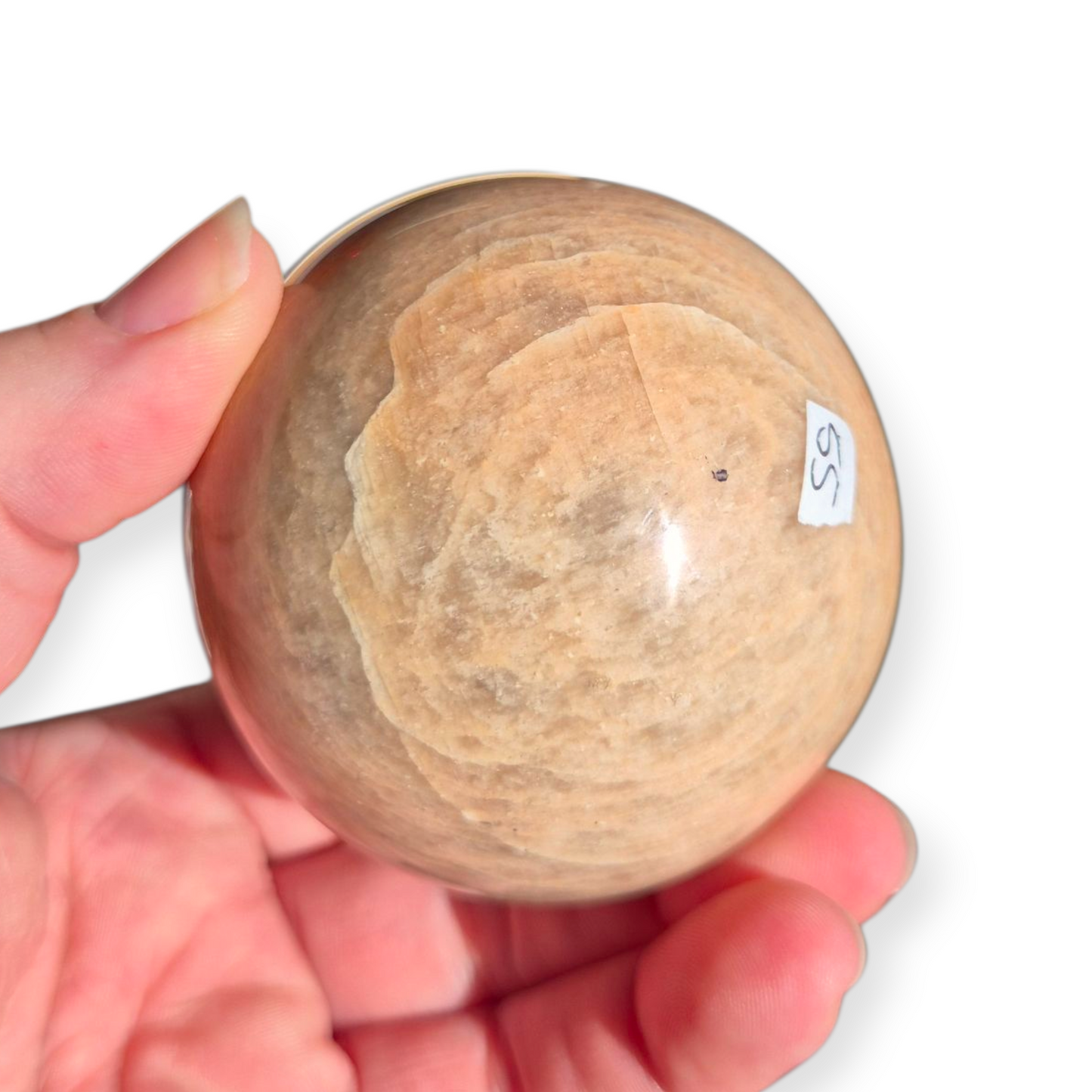 Crystals - Peach Moonstone Sphere