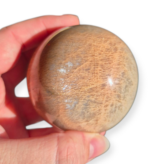Crystals - Peach Moonstone Sphere