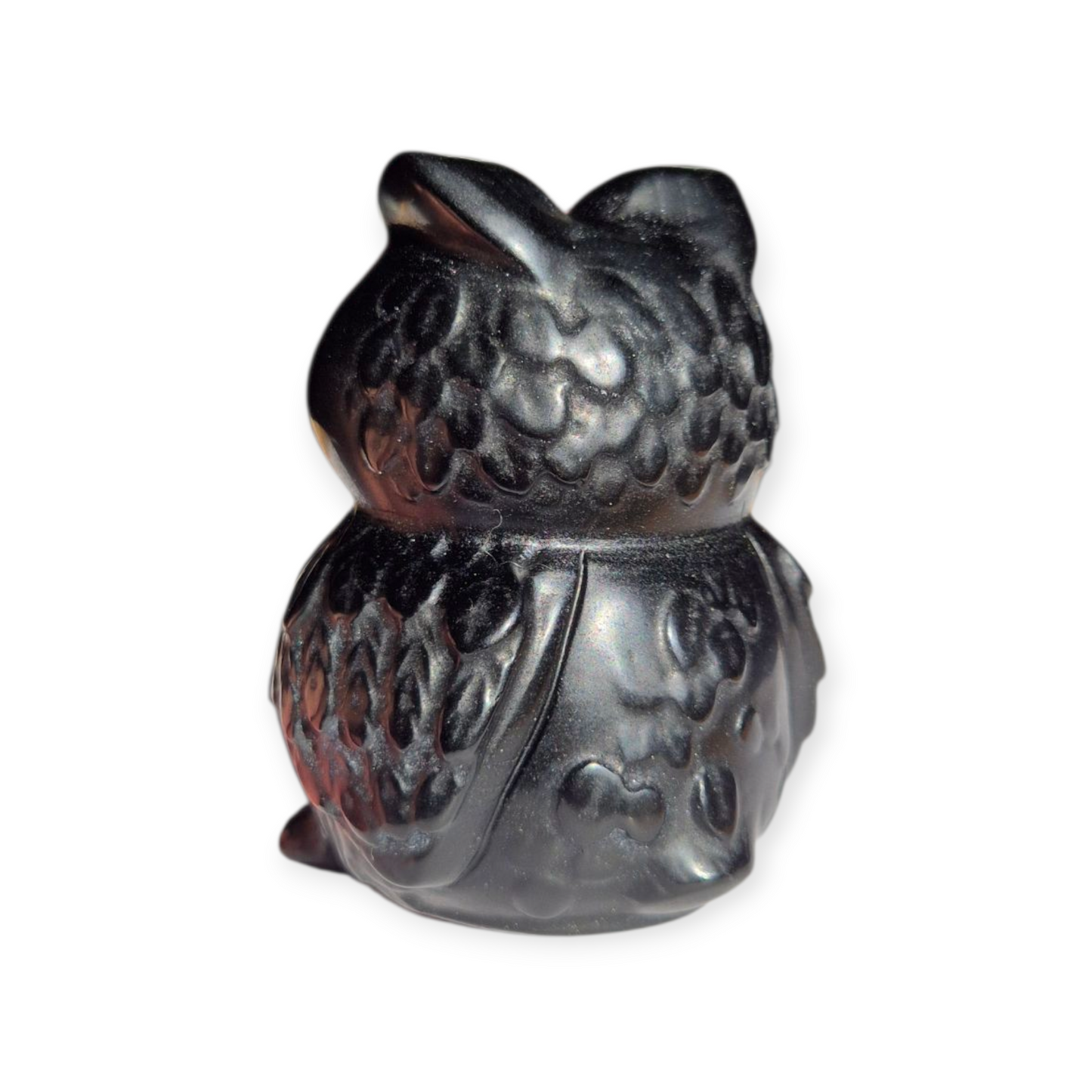 Crystals - Black Obsidian Owl Carving