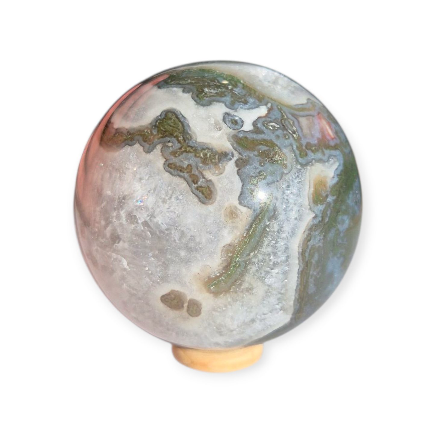 Crystals - Moss Agate Sphere