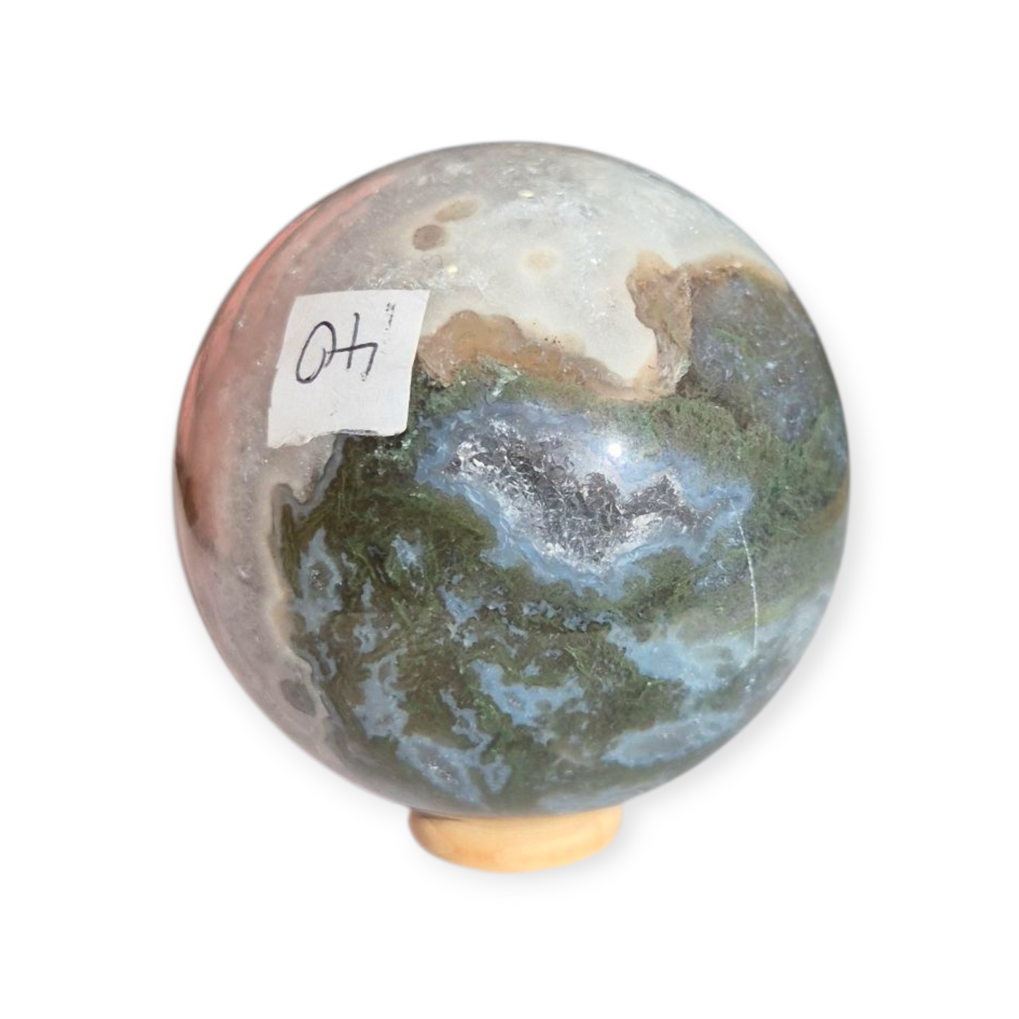 Crystals - Moss Agate Sphere