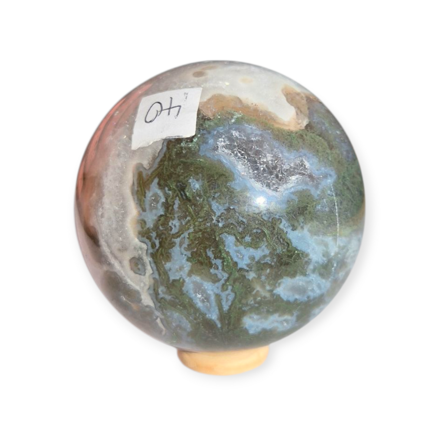 Crystals - Moss Agate Sphere