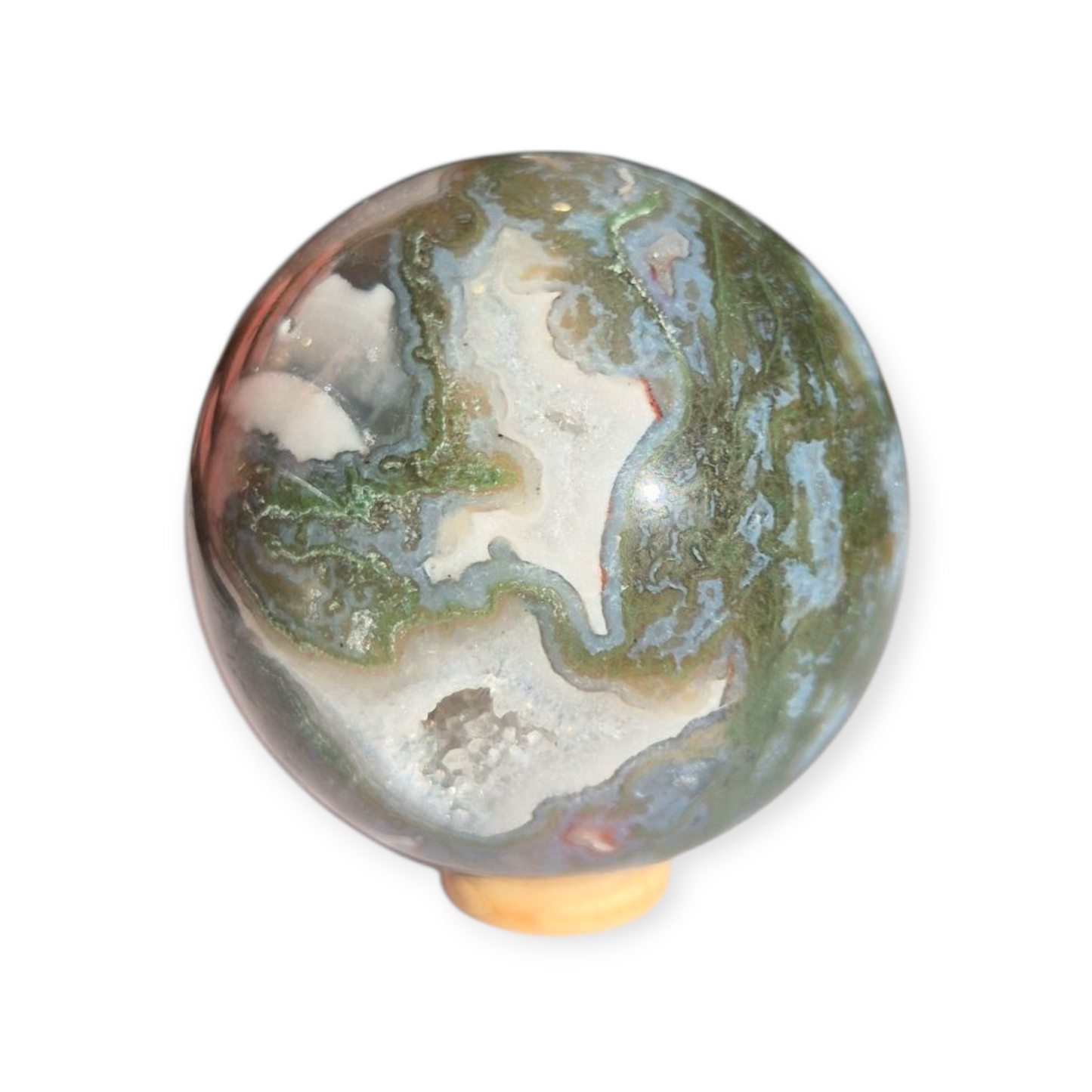 Crystals - Moss Agate Sphere