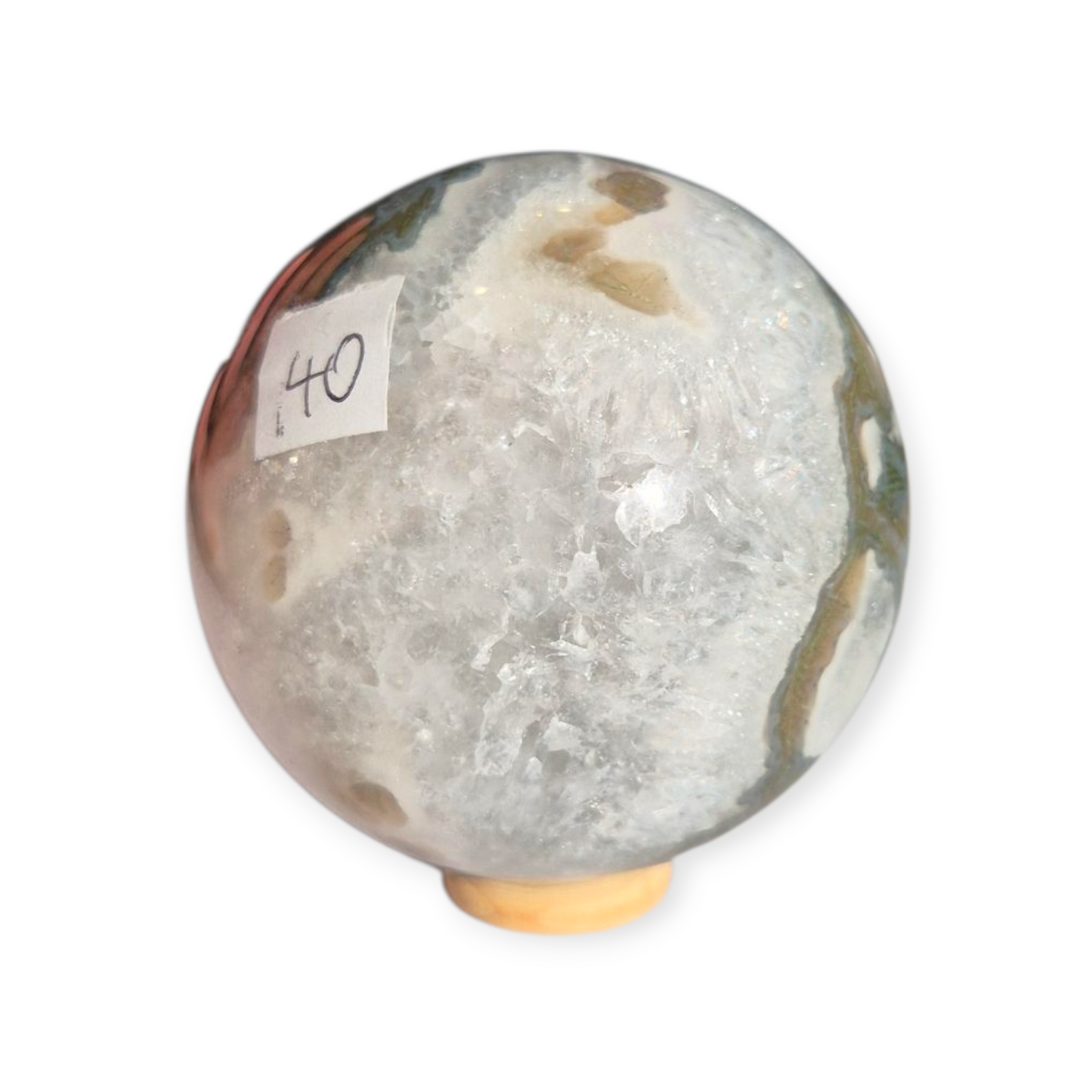 Crystals - Moss Agate Sphere