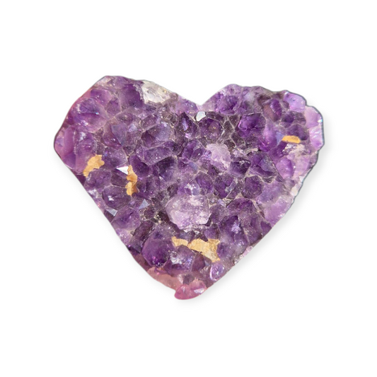 Crystals - Amethyst Cluster Hearts