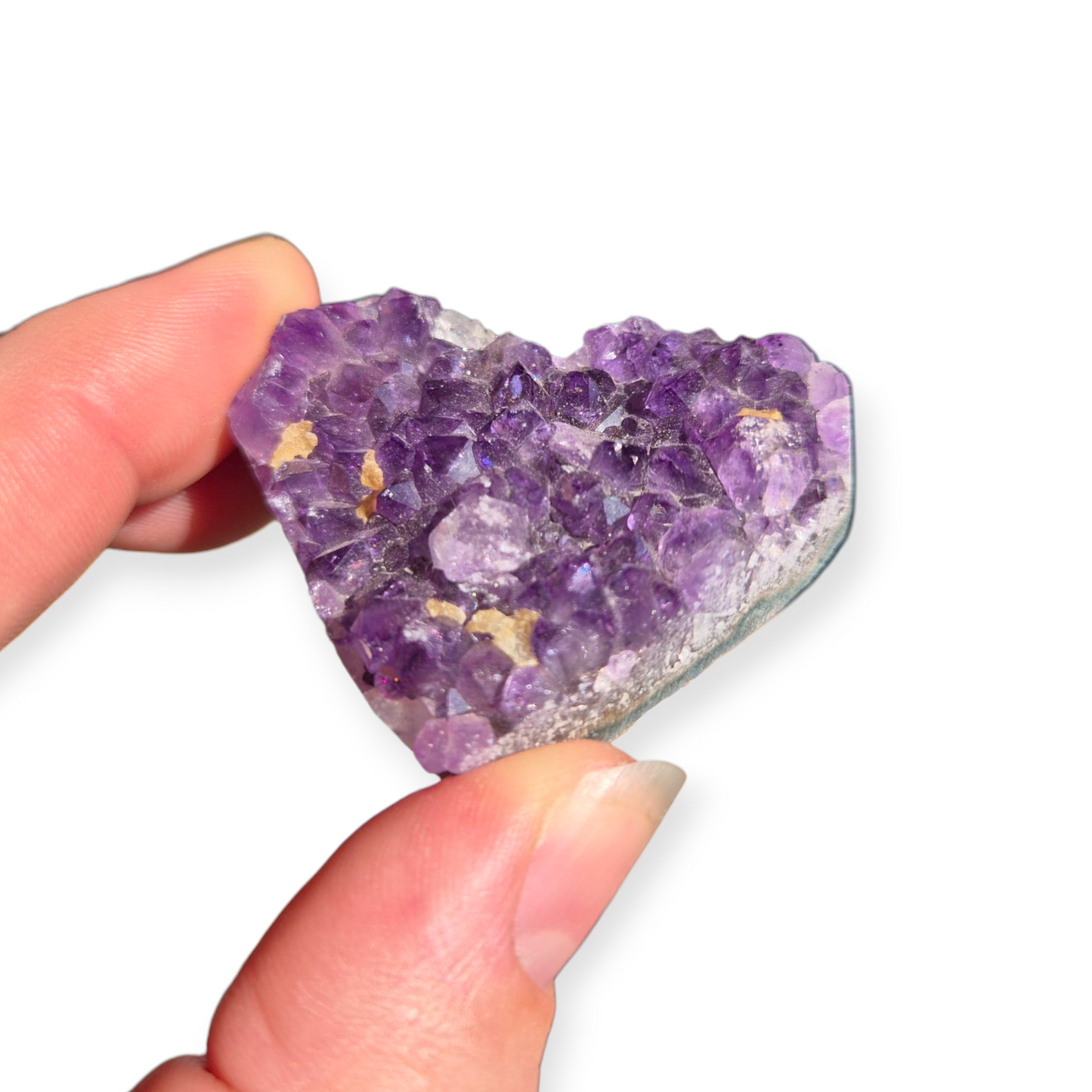 Crystals - Amethyst Cluster Hearts