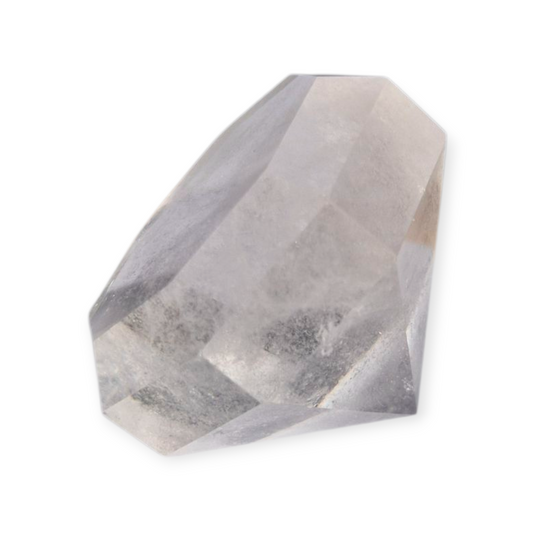 Crystals - Clear Quartz Faceted Diamond